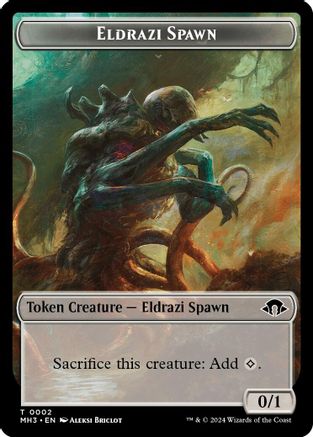 Eldrazi Spawn // Clue Double-Sided Token