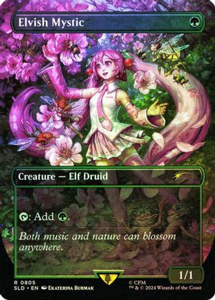 Elvish Mystic (0805) (Rainbow Foil)