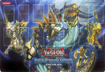 Yu-Gi-Oh! 2012 Realm of the Sea Emperor Structure Deck Game Mat ...