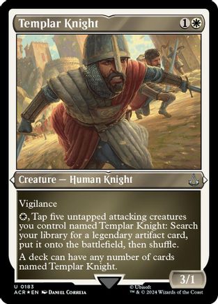 Templar Knight (Foil Etched)