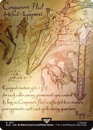 Conqueror's Flail (Rainbow Foil)