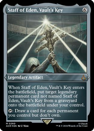 Staff of Eden, Vault's Key (Foil Etched)
