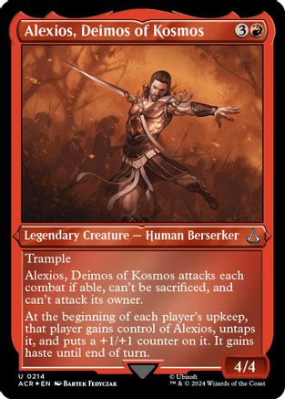 Alexios, Deimos of Kosmos (Foil Etched)