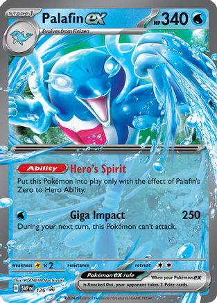 SV: Scarlet & Violet Promo Cards Palafin ex #126