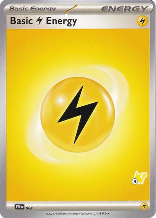 Battle Academy 2024 Basic Lightning Energy - Pikachu 4 #004