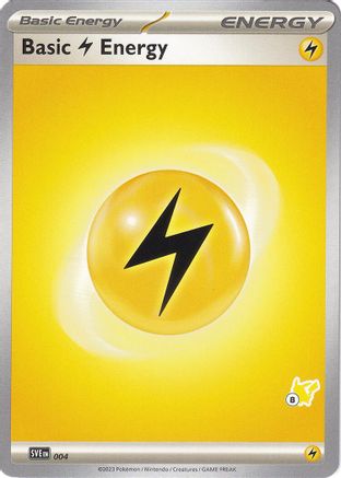 Battle Academy 2024 Basic Lightning Energy - Pikachu 8 #004