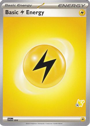 Battle Academy 2024 Basic Lightning Energy - Pikachu 16 #004