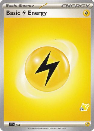 Battle Academy 2024 Basic Lightning Energy - Pikachu 24 #004