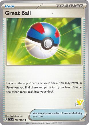 Battle Academy 2024 Great Ball - Pikachu 29 #183