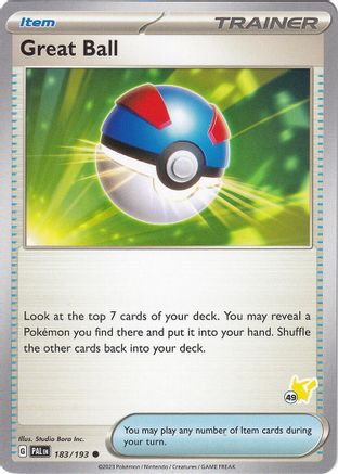 Battle Academy 2024 Great Ball - Pikachu 49 #183