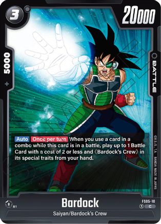 Bardock - FS05-10 - Starter Deck 5: Bardock - Dragon Ball Super: Fusion ...