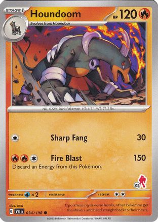 Battle Academy 2024 Houndoom - Armarouge 23 #034