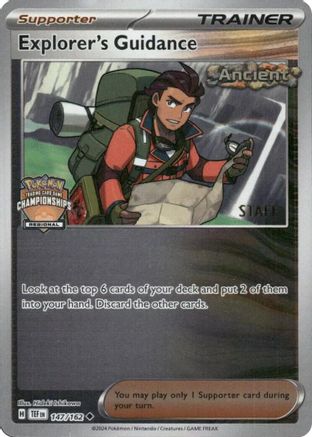 League & Championship Cards Explorer's Guidance - 147/162 (Regional Championships) [Staff] #147