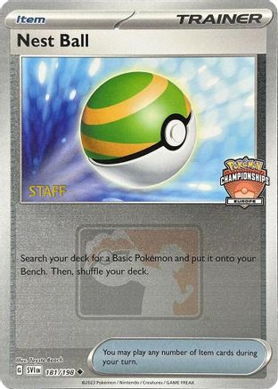 League & Championship Cards Nest Ball - 181/198 (Europe Championships) [Staff] #181
