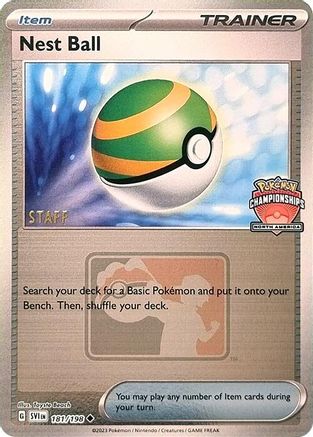 League & Championship Cards Nest Ball - 181/198 (North America Championships) [Staff] #181