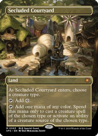 Secluded Courtyard (Borderless)