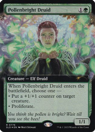 Pollenbright Druid (Extended Art)