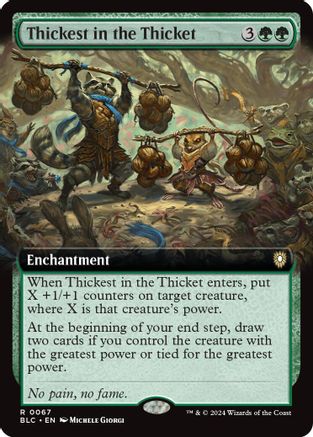 Thickest in the Thicket (Extended Art)