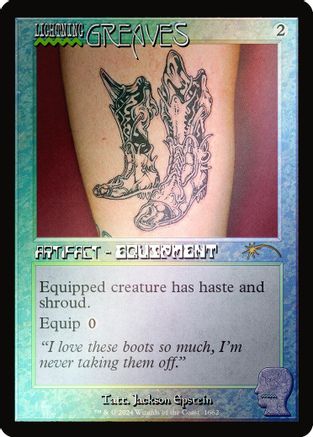 Lightning Greaves (1662) (Rainbow Foil)