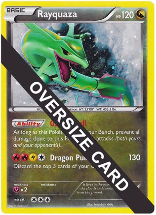 Jumbo Cards Rayquaza #XY64
