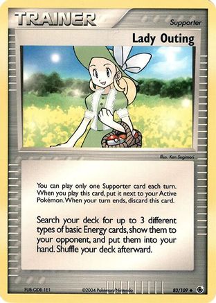 Deck Exclusives Lady Outing - 83/109 (No E-Reader) #83