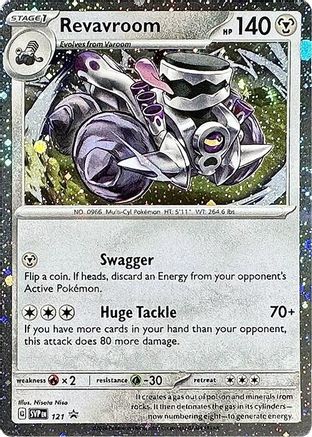 SV: Scarlet & Violet Promo Cards Revavroom - 121 (Cosmos Holo) #121