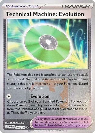 League & Championship Cards Technical Machine: Evolution - 178/182 (League Promo) #178