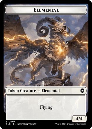 Elemental // Cat Double-Sided Token