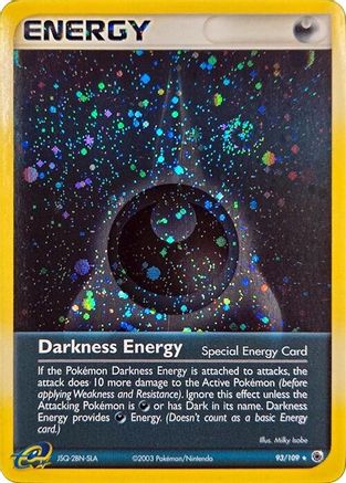 League & Championship Cards Darkness Energy (Special) - 93/109 (Cosmos Holo) #93