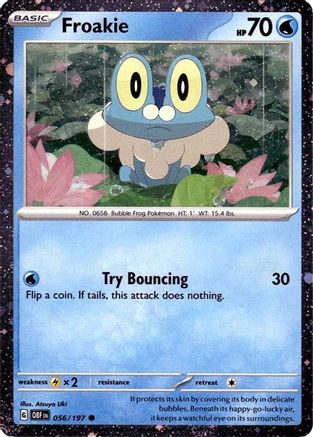 Miscellaneous Cards & Products Froakie - 056/197 (Cosmos Holo) #056