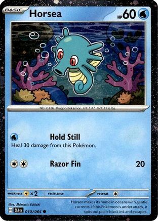 Miscellaneous Cards & Products Horsea - 010/064 (Cosmos Holo) #010