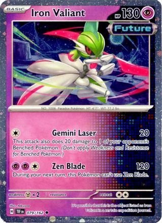Miscellaneous Cards & Products Iron Valiant - 079/162 (Cosmos Holo) #079