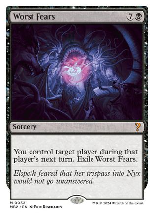 Worst Fears (White Border)