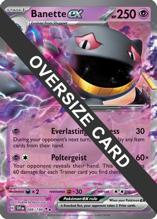 Jumbo Cards Banette ex #088