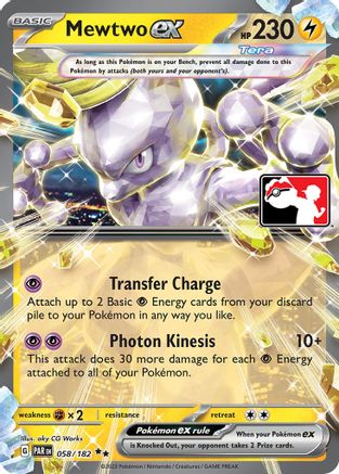 Prize Pack Series Cards Mewtwo ex #058