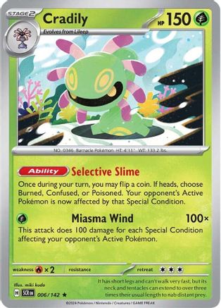 SV07: Stellar Crown Cradily #006
