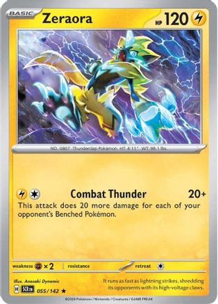 SV07: Stellar Crown Zeraora #055