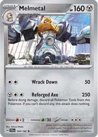 SV07: Stellar Crown Melmetal #104