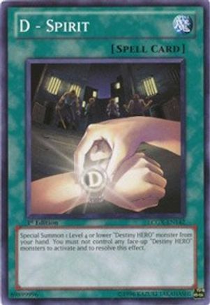1x (LP) D - Fortune - LCGX-EN154 - Común - 1ª Edición YuGiOh