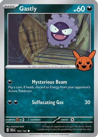 Gastly 102 Trick or Trade BOOster Bundle 2024 Pokémon card