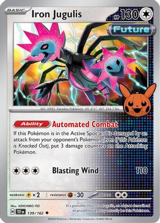 Iron Jugulis 139 Trick or Trade BOOster Bundle 2024 Pokémon card