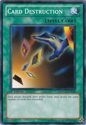 Card Destruction - Structure Deck: Gates of the Underworld - YuGiOh