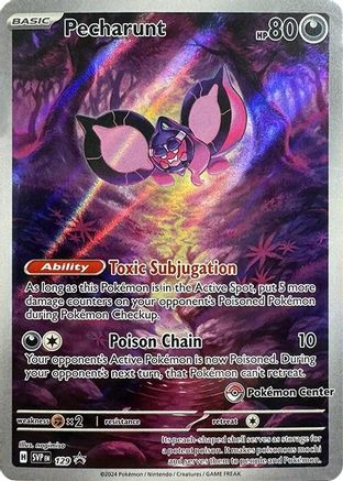 SV: Scarlet & Violet Promo Cards Pecharunt - 129 (Pokemon Center Exclusive) #129