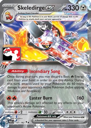 Prize Pack Series Cards Skeledirge ex - 137 #137