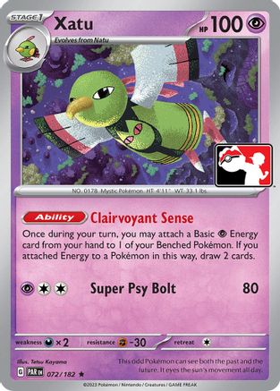 Prize Pack Series Cards Xatu #072