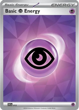 SVE: Scarlet & Violet Energies Basic Psychic Energy #013