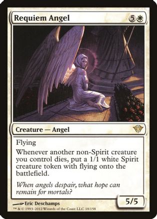 Requiem Angel Near Mint Normal English Magic Card Dark Ascension MTG TCG 
