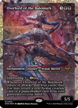 Overlord of the Balemurk (Showcase) (Fracture Foil)