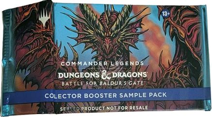 Commander Legends Battle for Baldurs Gate Collector Booster Sample Pack
