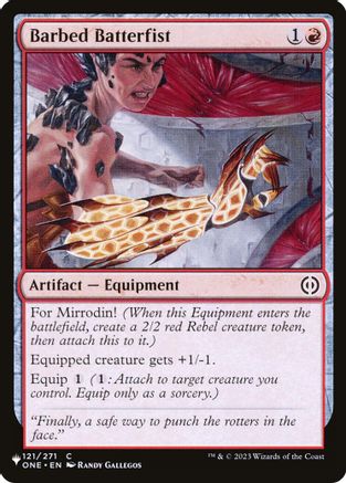 Barbed Batterfist